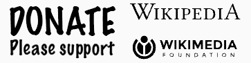 Donate. Please support Wikipedia and the Wikimedia Foundation
